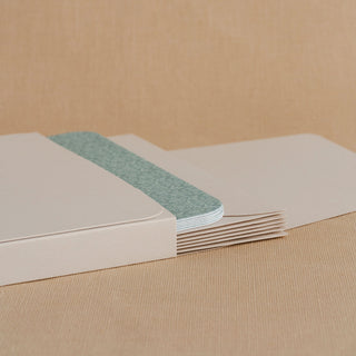 Hello Letterpress Patterned Notecard Set | Needle