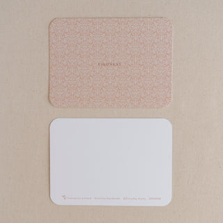 Kindness Letterpress Patterned Notecard Set | Sonnet