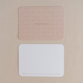 Appreciation Letterpress Patterned Notecard Set | Sonnet