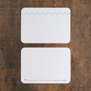 Canopy Arc Letterpress Notecard Set | Evenfall Ink