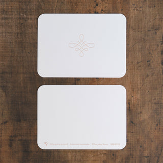 Western Boot Stitch Letterpress Notecard Set | Sonnet Ink