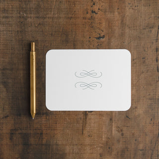 Western Pocket Stitch Letterpress Notecard Set | Needle Ink
