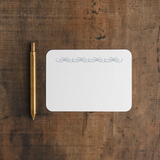 Western Pocket Stitch Letterpress Notecard Set | Evenfall Ink