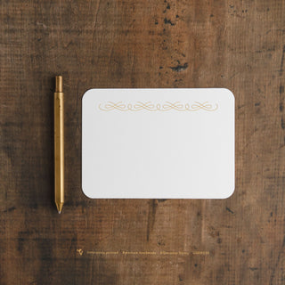 Western Pocket Stitch Letterpress Notecard Set | Thresh Ink