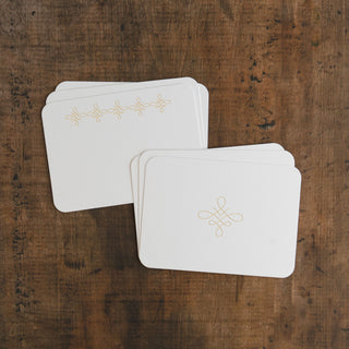Western Boot Stitch Letterpress Notecard Set | Thresh Ink